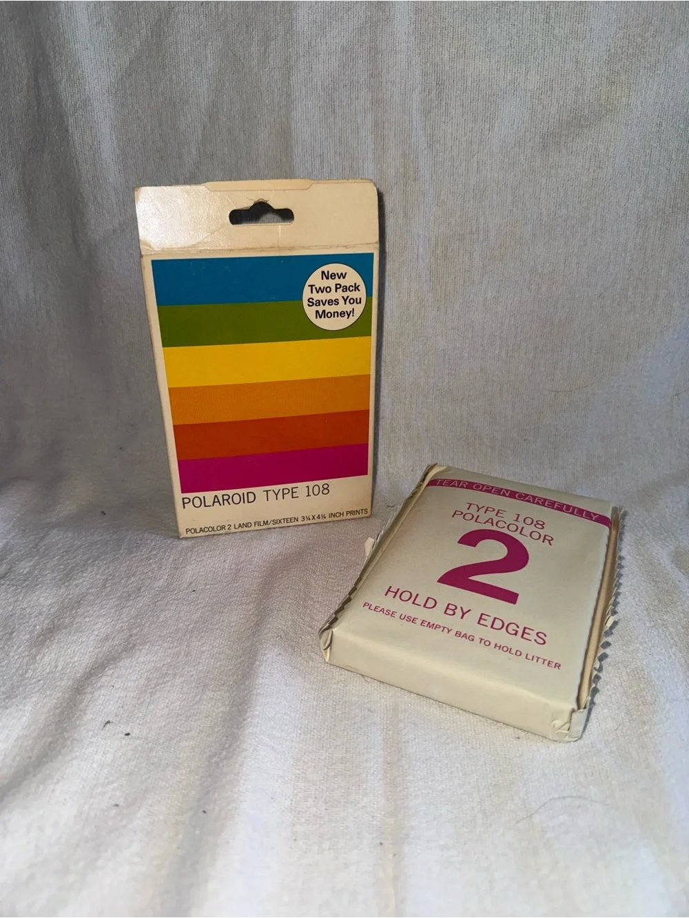 Vintage Polaroid Type 108 Two Pack with Additional Singular Type 108 Pack